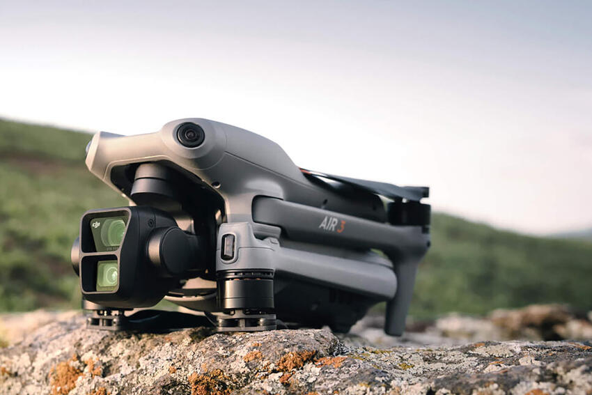 To kraftige kamera på DJI Air 3